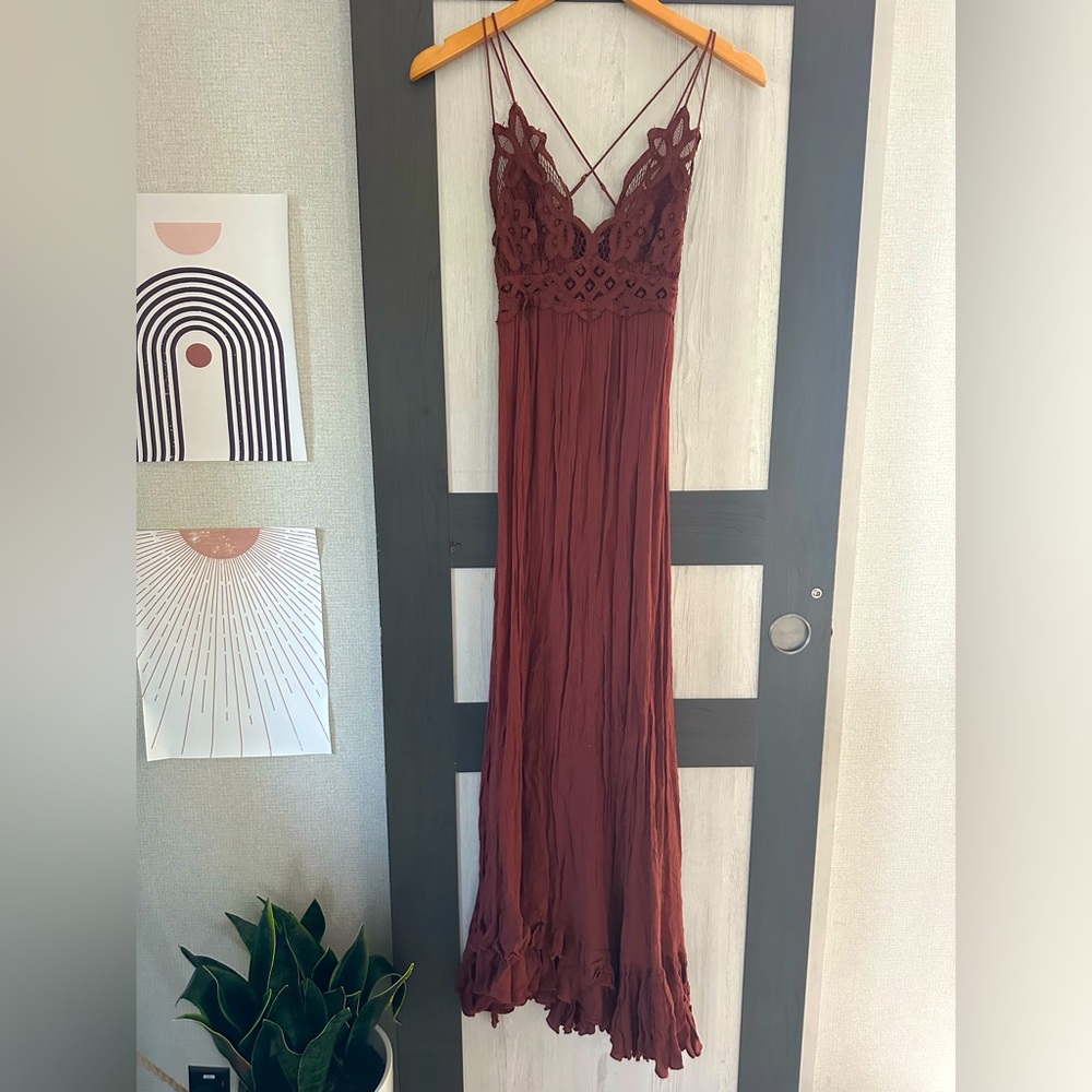 Free People Lace Top Maxi Dress